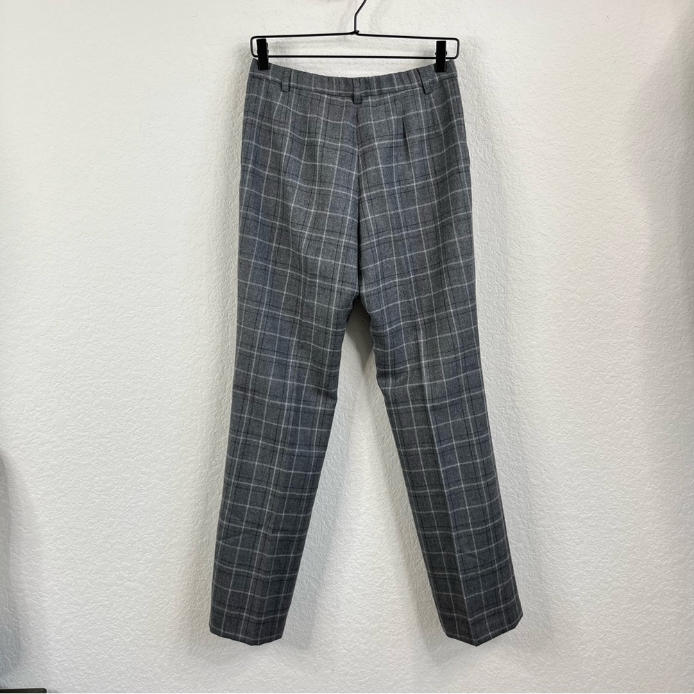 Pendleton Virgin Wool Plaid Windowpane Gridded Pa… - image 4